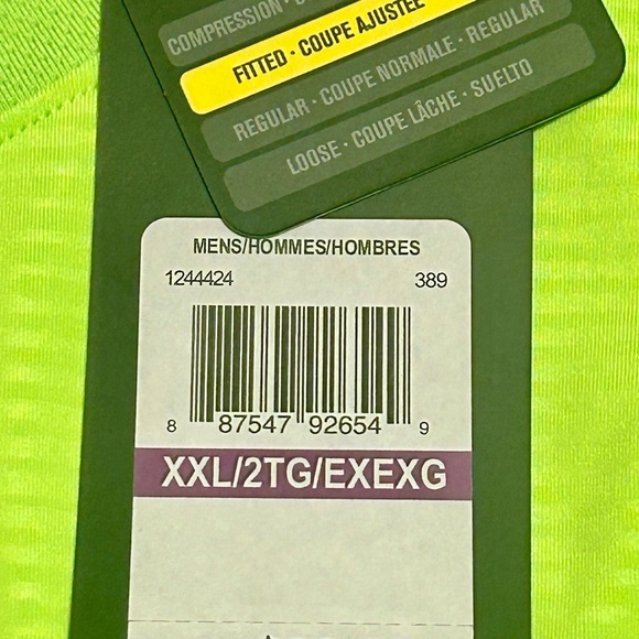 Under Armour Green Short Sleeve Performance Tee - Picture 4 of 5